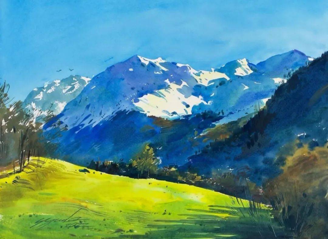 日本水彩画家——東俊達syunda azuma作品欣赏(九)