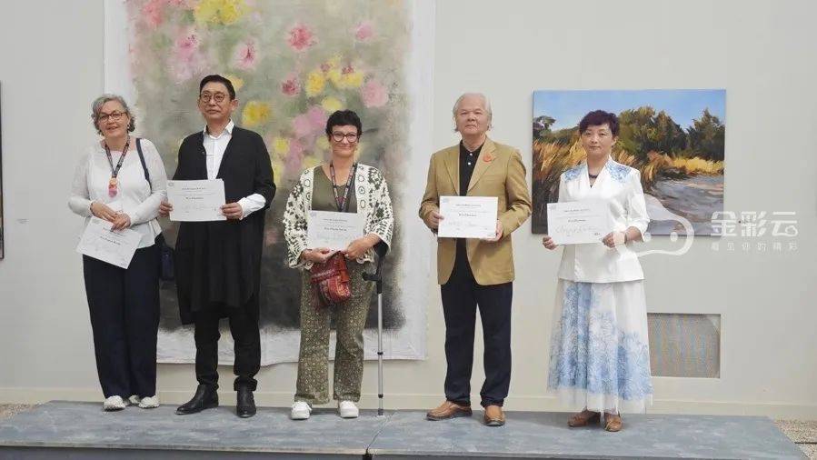 中国水墨"怒放"法兰西,浦江籍艺术家陈琪获法国国家美术协会评委会最