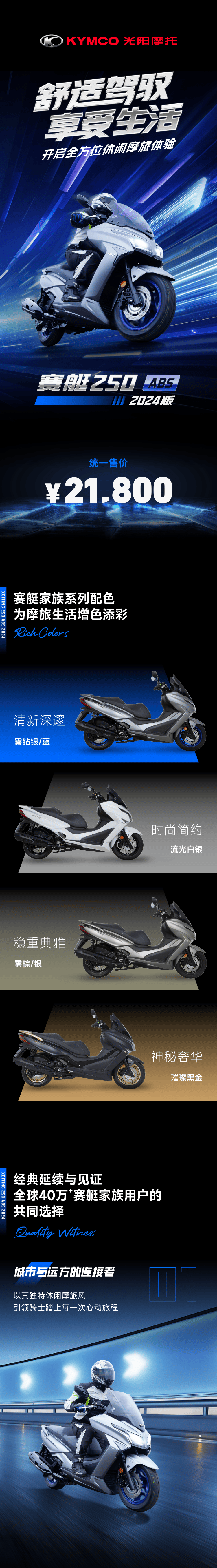 光阳赛艇250参数图片