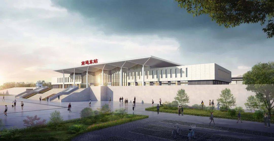 南通东站:宁启铁路 机场快线 来源今日南通州待所有规划完成建设后