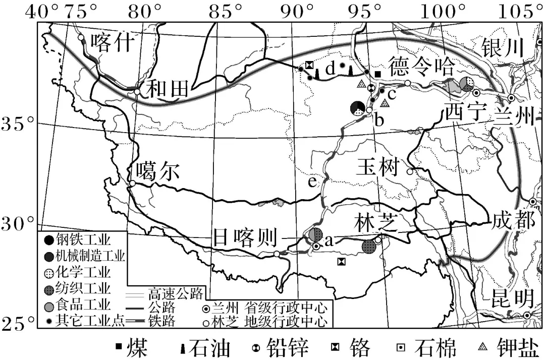 青藏地区地形图简图图片