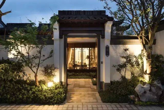 中式庭院门,太壕了!