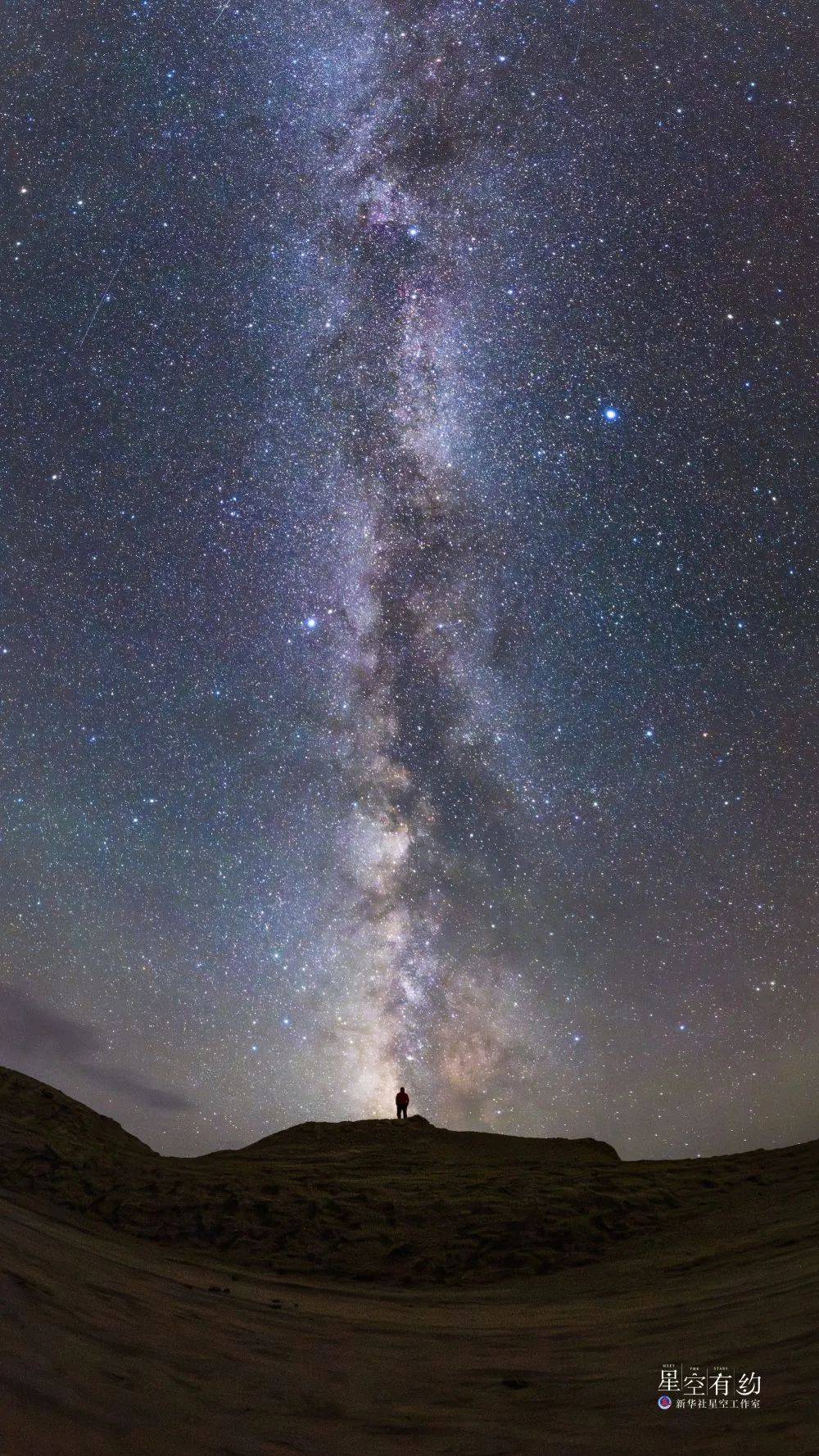 星空有约!七八月份可观测直立银河