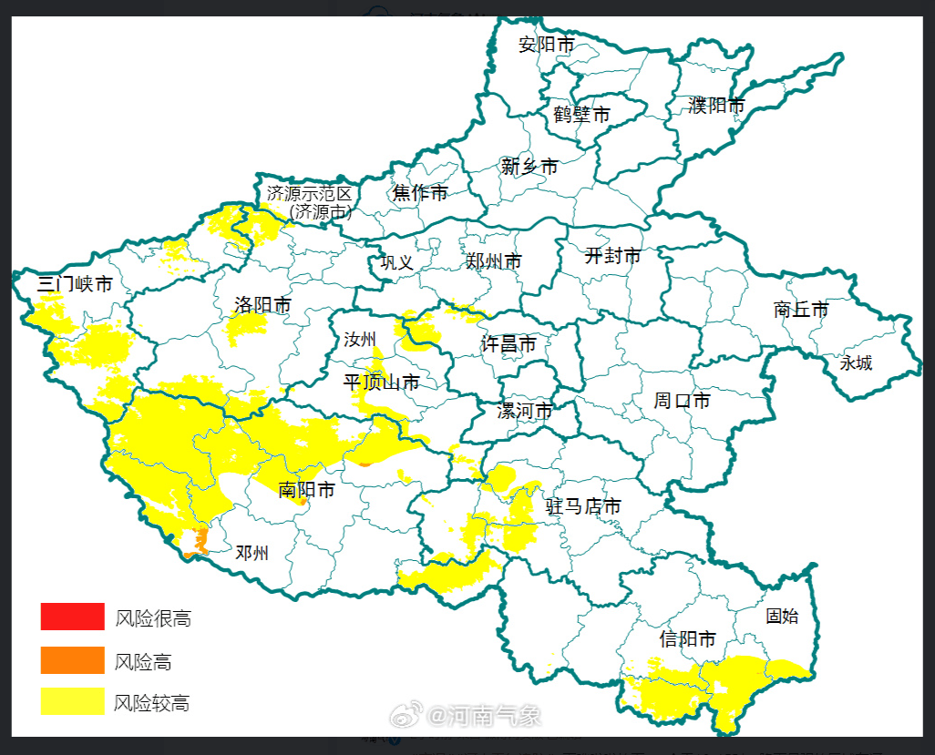 河南泄洪地图图片