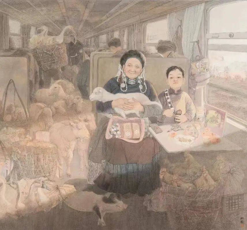 亮点纷呈!全国美展中国画作品广州热展