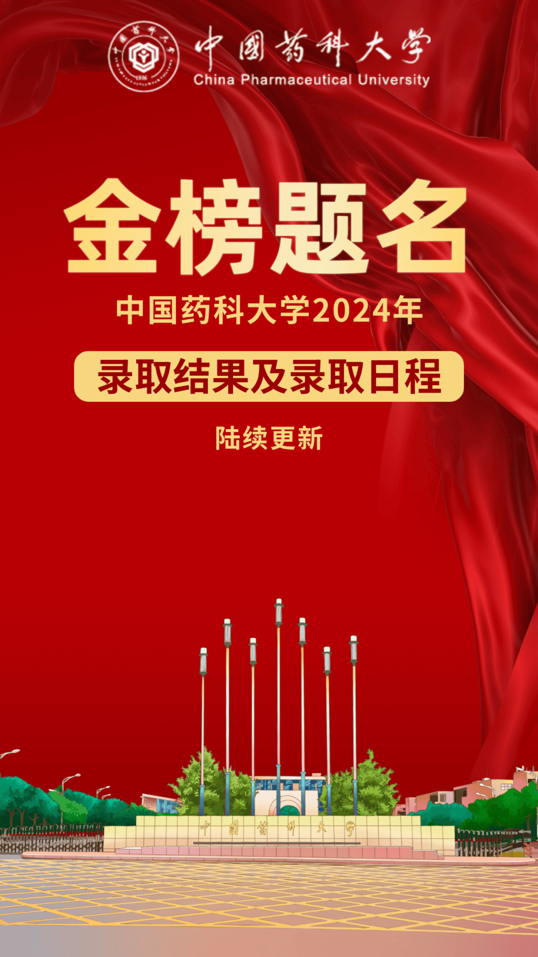 药学专业录取分数_2023年中国药科大学研究生院录取分数线_药学最低录取分数线