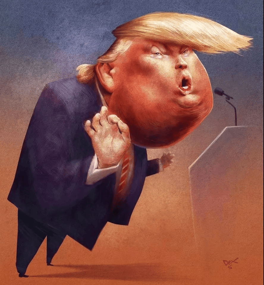 川普,被设计师玩坏了_特朗普_设计网_形象