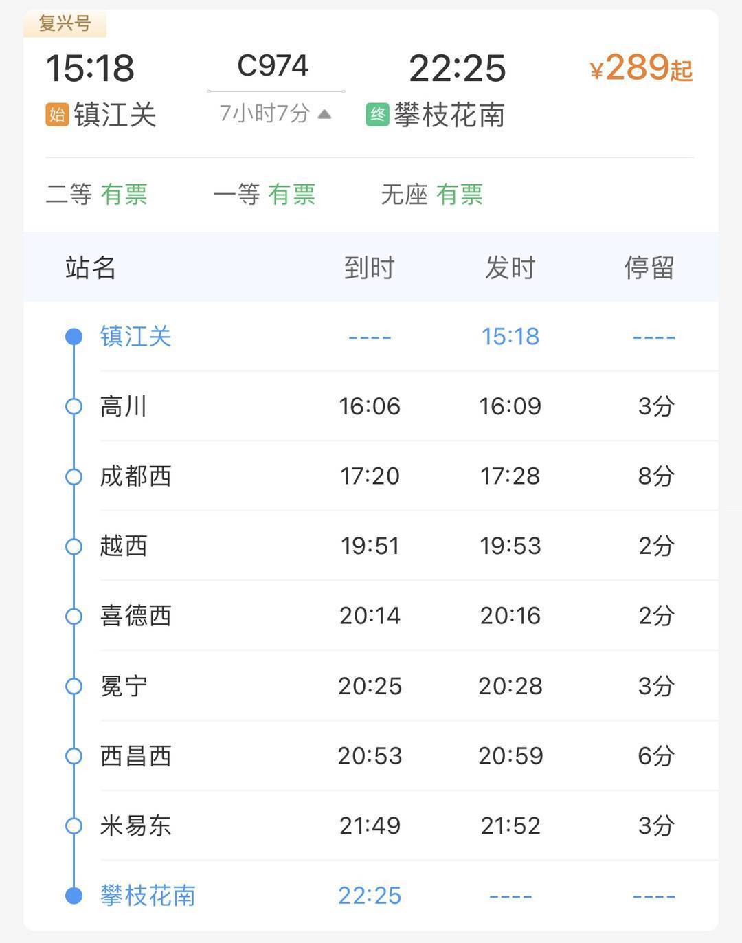 四川攀枝花南至镇江关首开直达动车_旅客_列车_成都