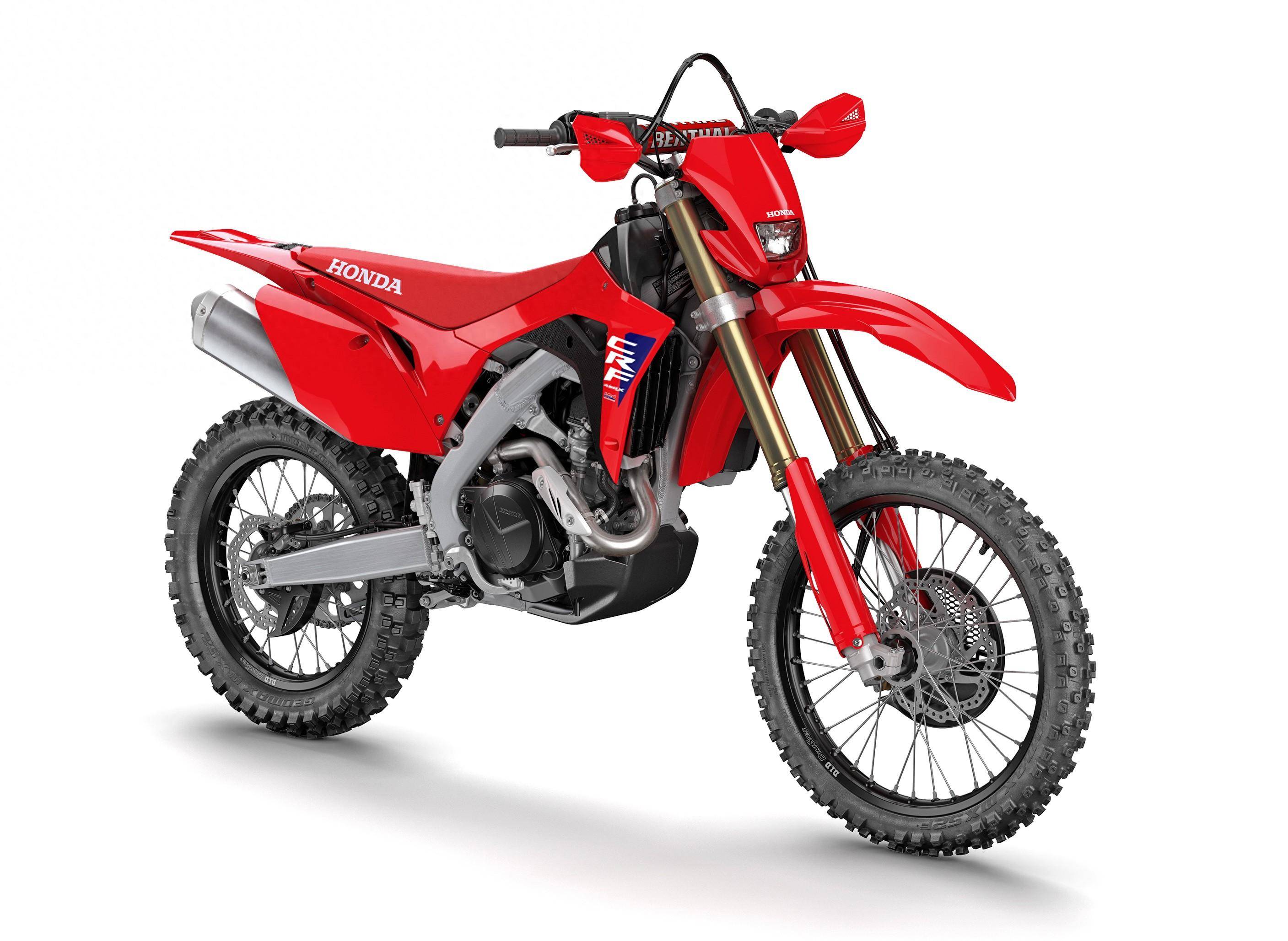 配备了前大灯和仪表,honda 2025 crf450x 越野赛车