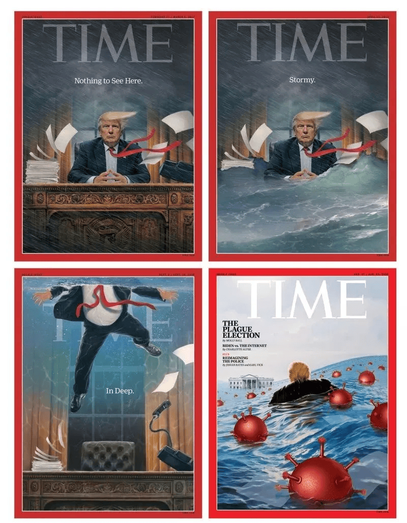 3其他封面《时代》杂志封面设计,以简洁为核心,摒弃繁复元素,力求每