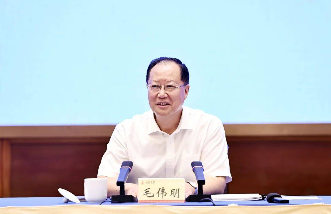 考察团湖南行企业家代表座谈会在长沙举行,省委副书记,省长毛伟明讲话