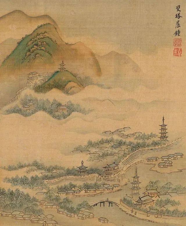 他画册| 清王翚《虞山十二景》_山水_图册_宋元明