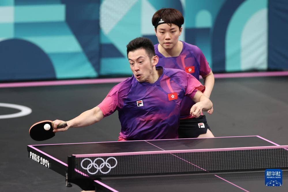 乒乓球——混双:黄镇廷/杜凯琹晋级半决赛
