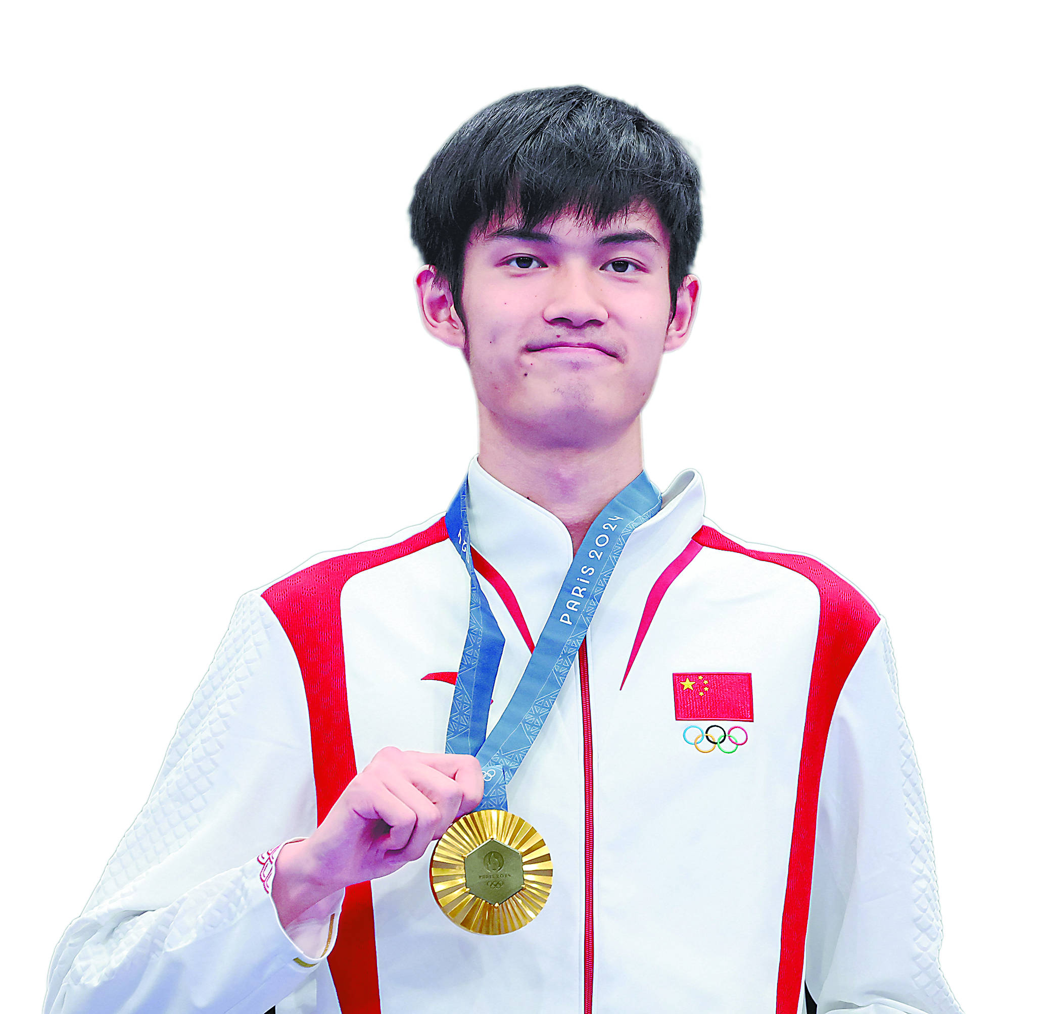 破奥运纪录夺冠!中国小将盛李豪成巴黎奥运会首个"双金王"