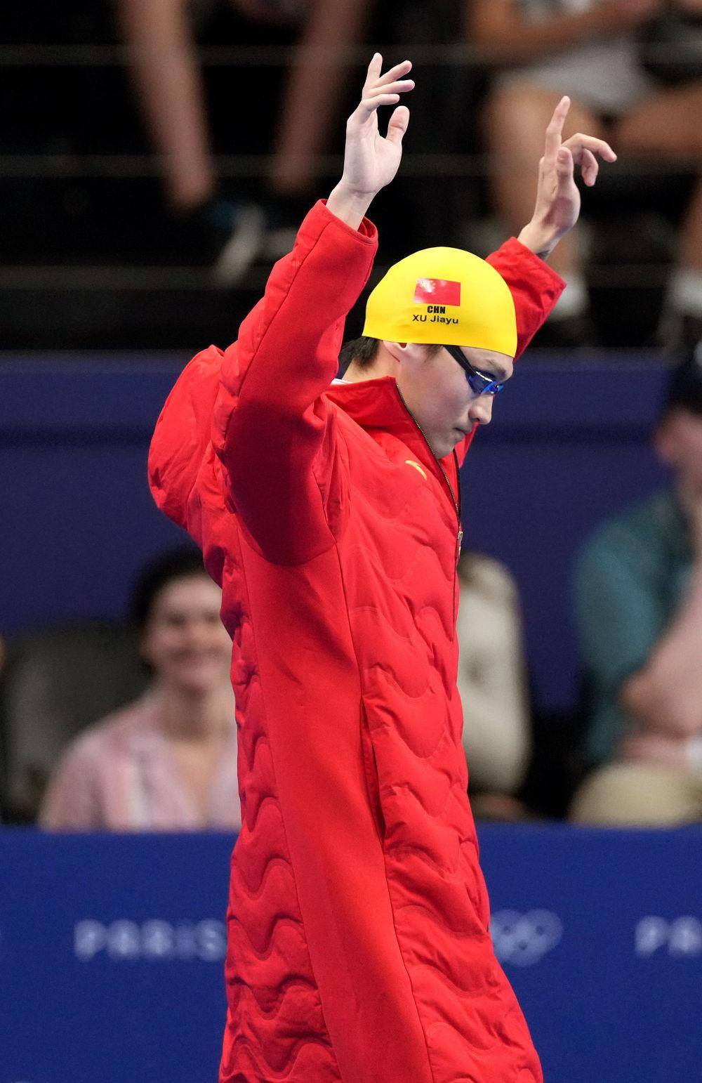 巴黎奥运会丨徐嘉余获得男子100米仰泳亚军