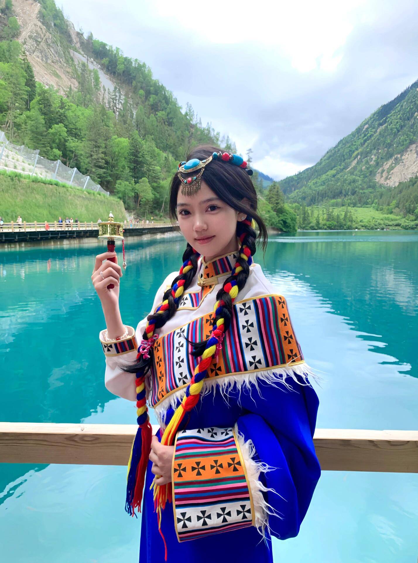 旅游照片美女图片