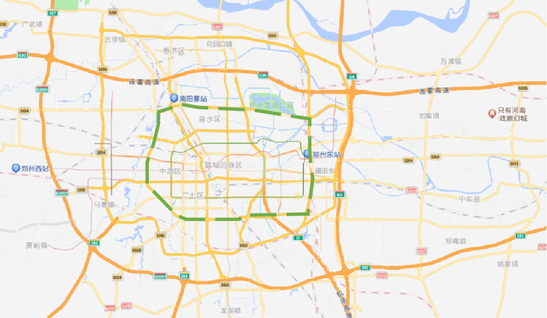 2,虽然同是三环,但以紫荆山为界,郑州东西南北依然呈现较大