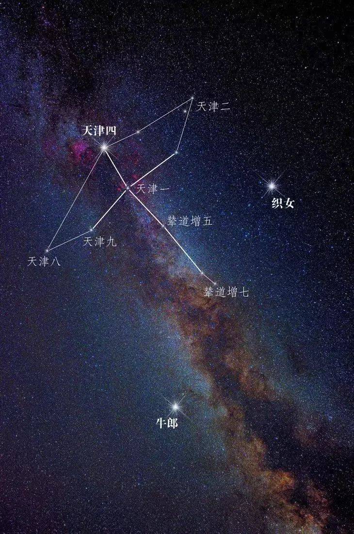 织女星牛郎星天津四图片