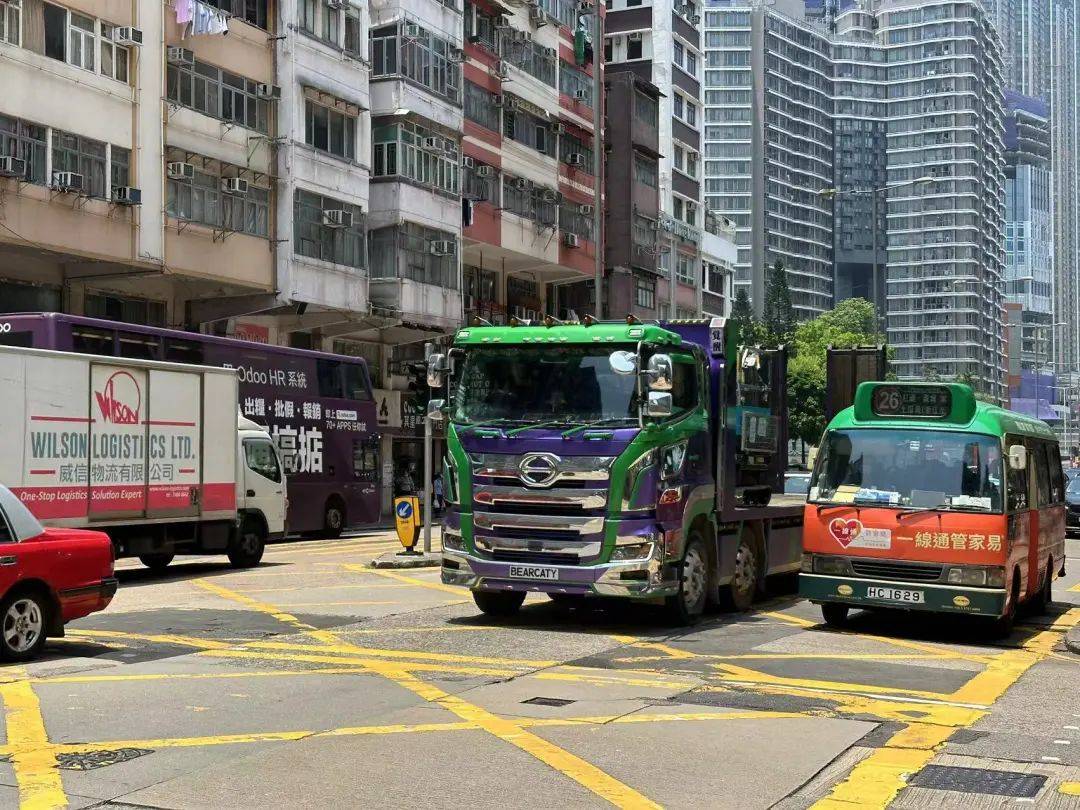 香港泥头车图片