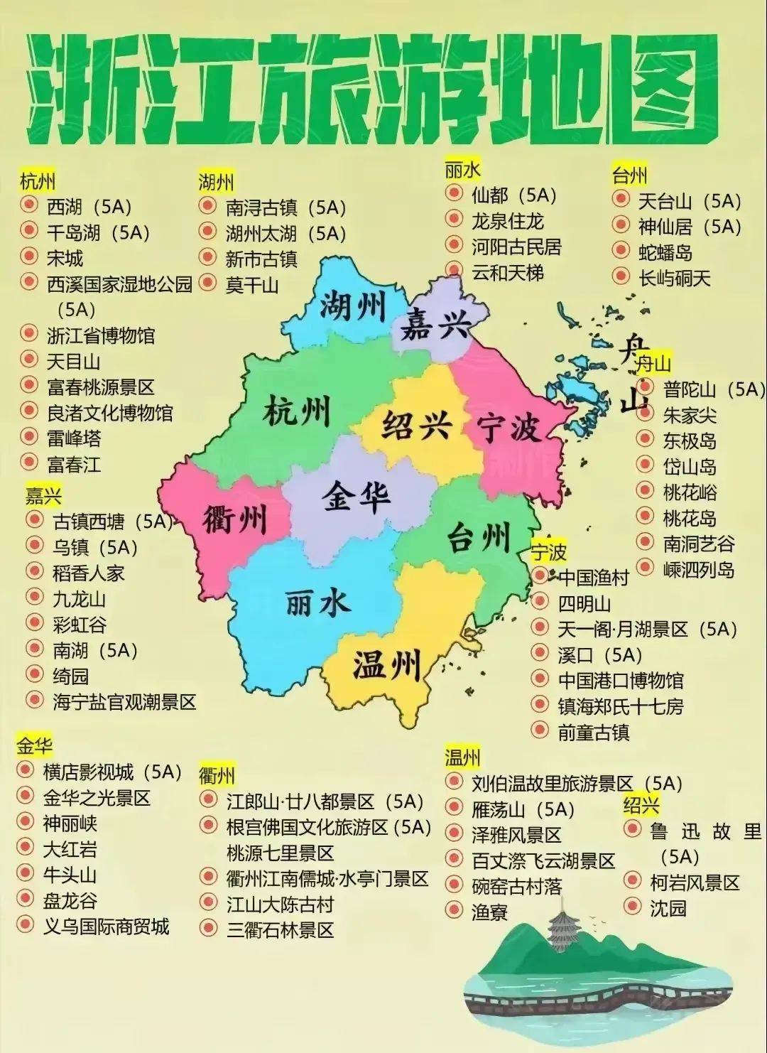 2024全国各地旅游景点地图汇总!