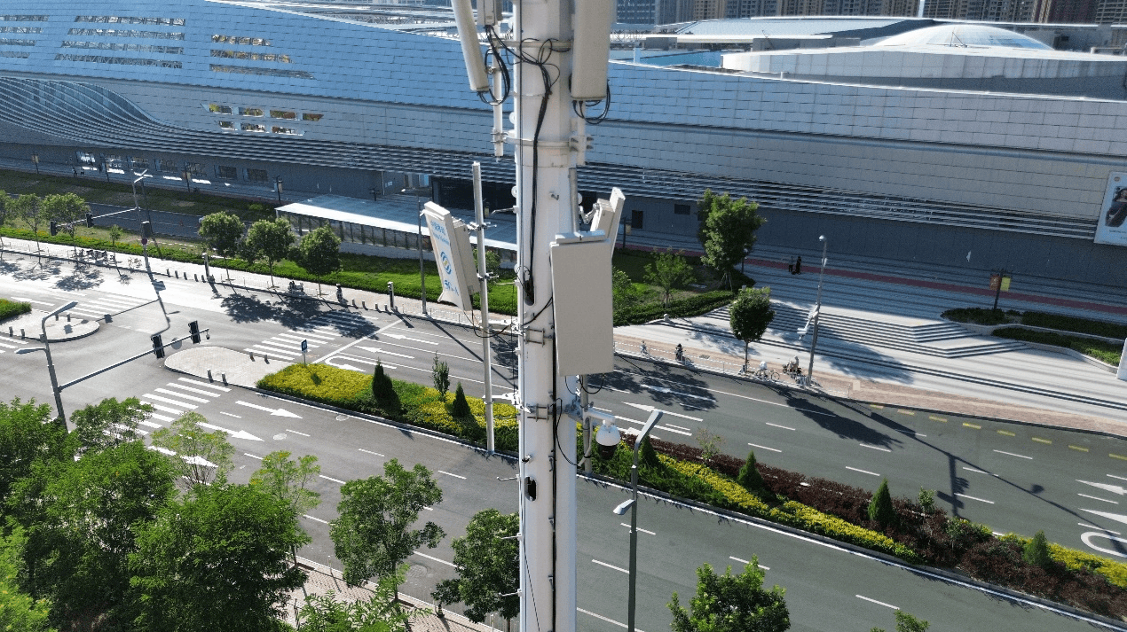 甘肃首个5g-a通感一体基站成功部署
