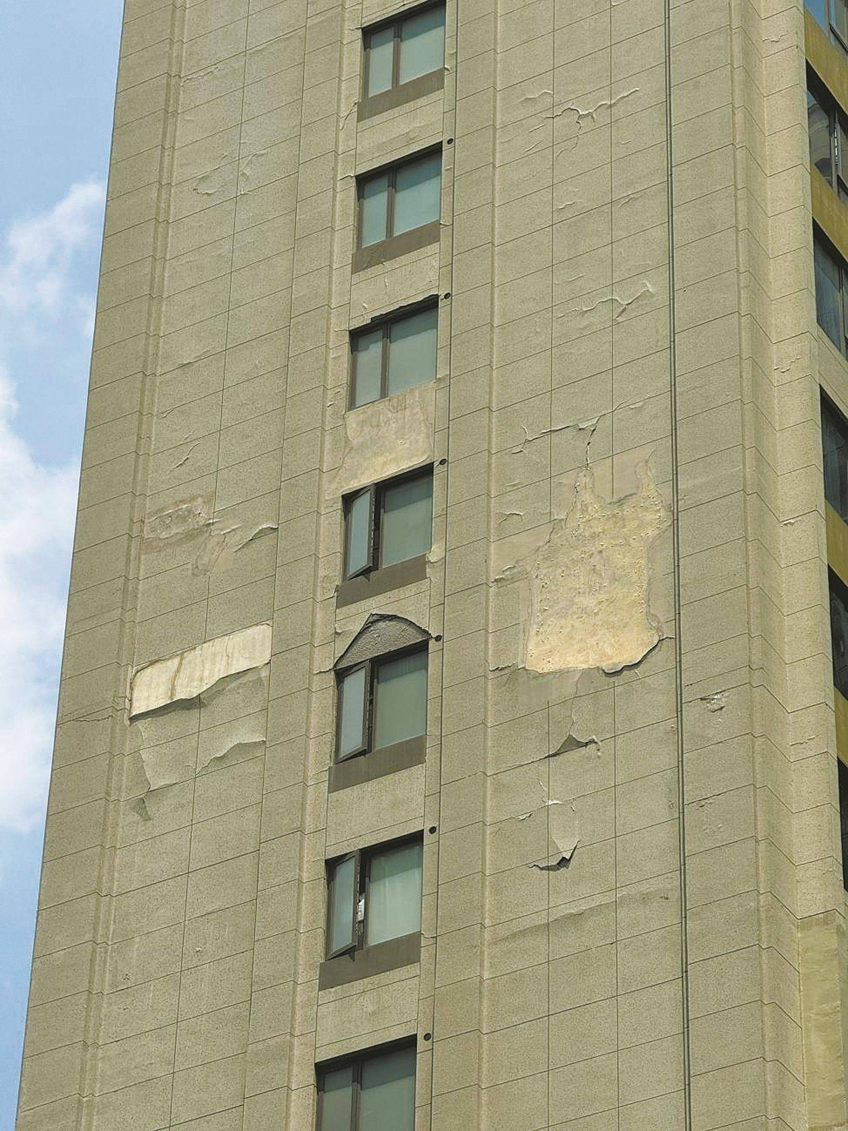 外墙墙体数次脱落!鄞州海创家园一期锦园业主期盼尽快维修