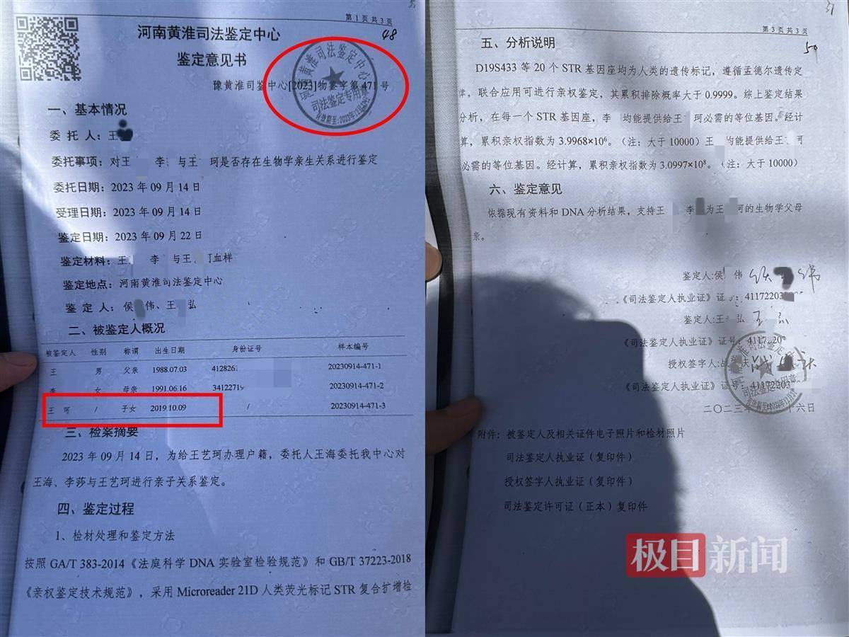 河南一男孩穿裙子代女孩做亲子鉴定官方称女童系被送养不涉拐(图4)