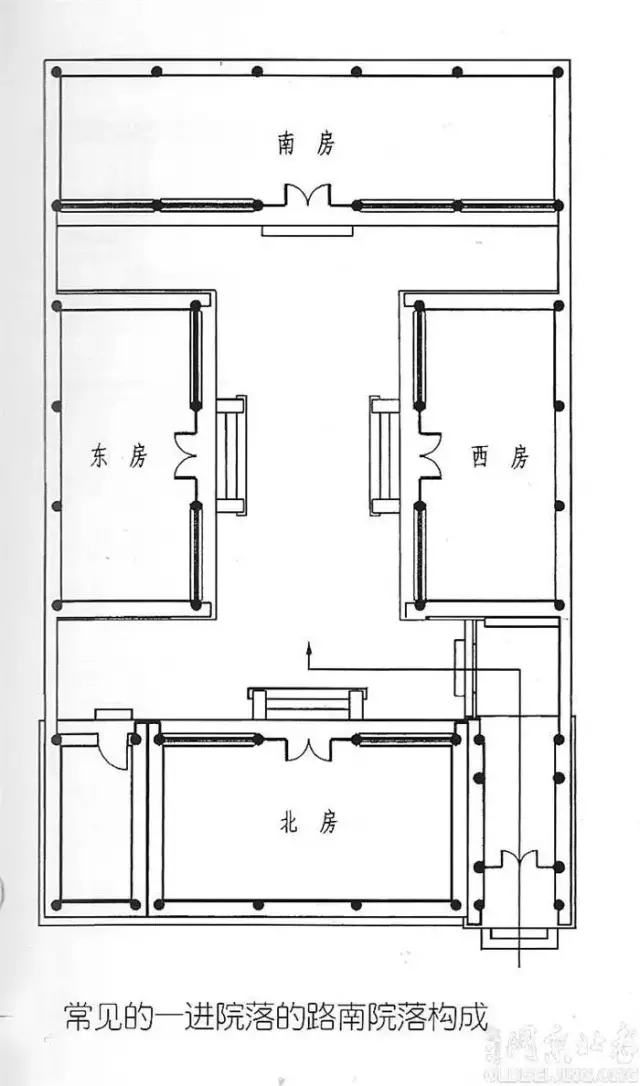 150平方四合院施工图图片