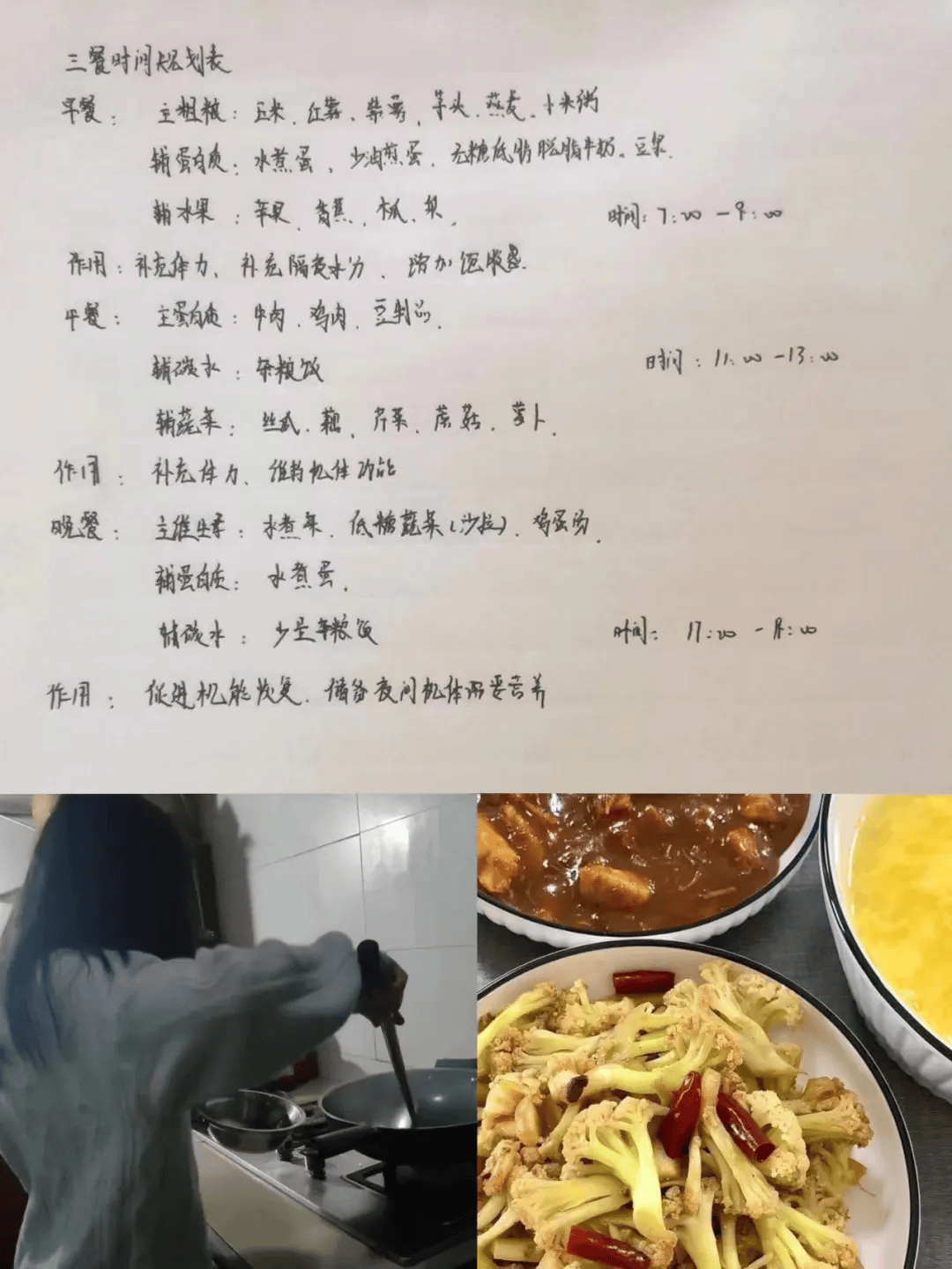 生物作业食谱图片图片