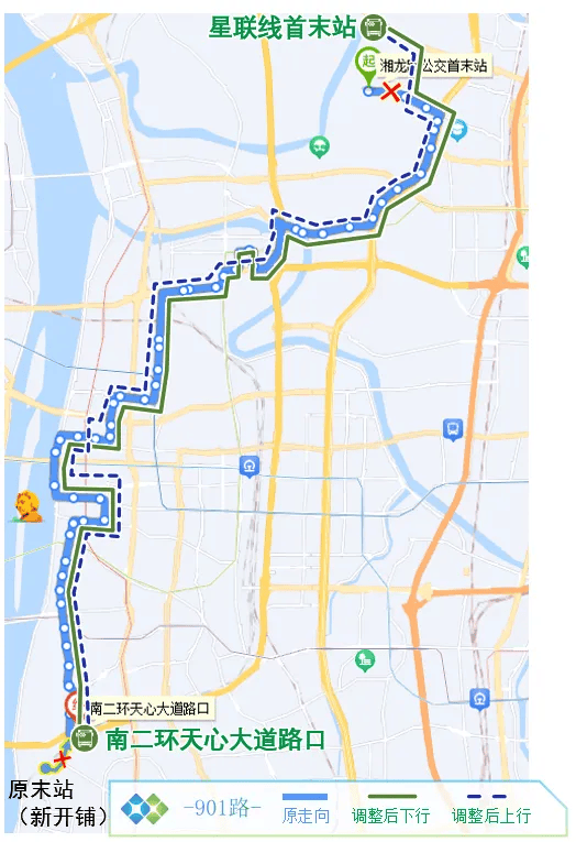 长沙20路公交车路线图图片