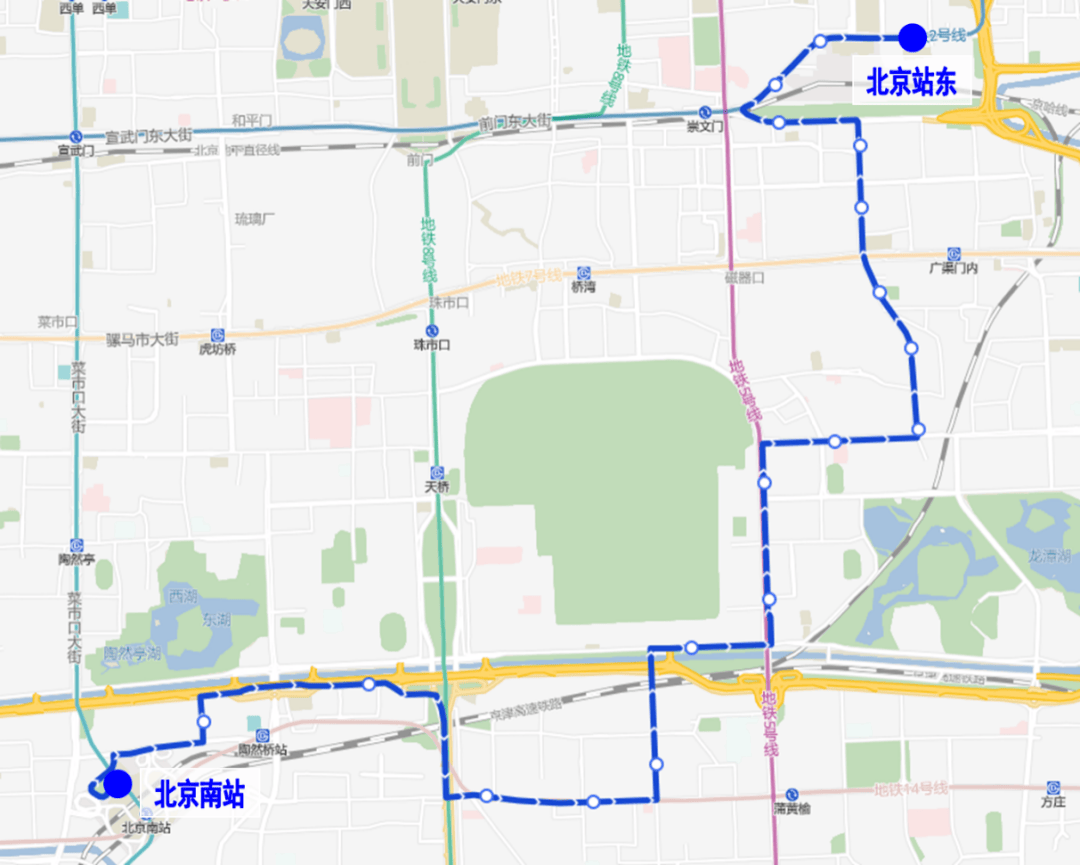 北京公交741路线图图片