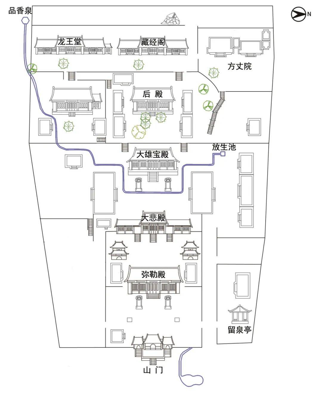 大钟寺平面图图片