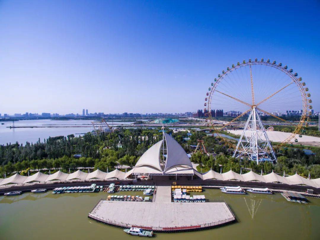 乘船游阅海做活"水文章" 一体化发展为"文旅 "注入新活力_银川市_公园