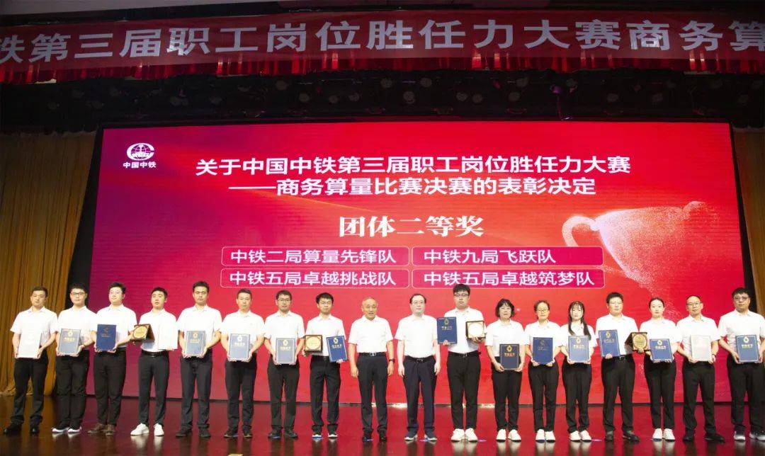 包揽前三!中铁二局在中国中铁商务算量岗位胜任力比赛中斩获佳绩