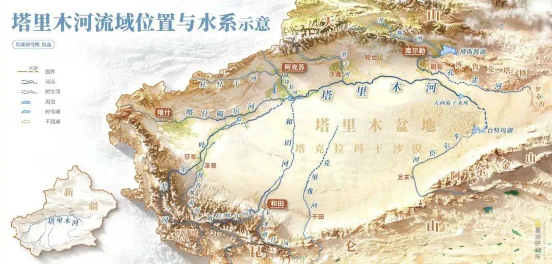 2024年7月以来,新疆塔里木河流域多次出现超警戒流量洪水.