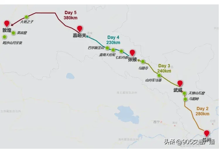 河西走廊自驾线路体验兰州-武威-张掖-嘉峪关-敦煌前往祖国西北让我