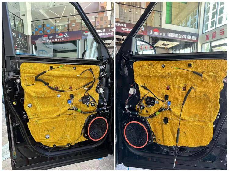 远离噪声 临汾沐歌丰田埃尔法汽车隔音改装大白鲨