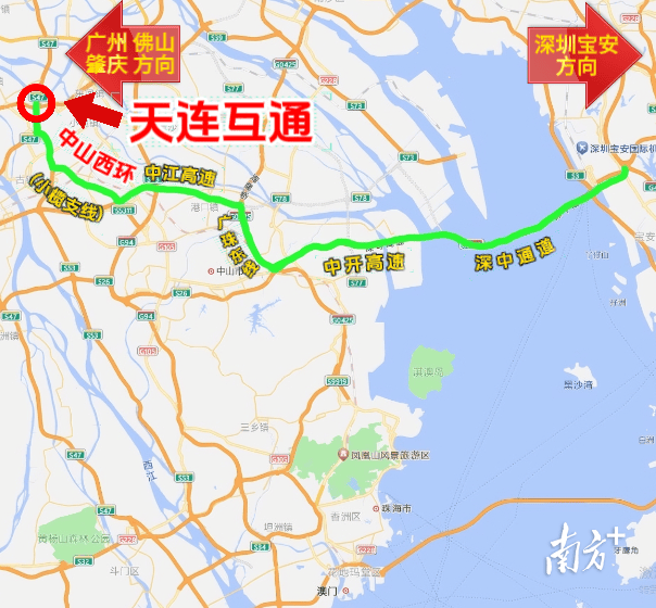 中开高速线路图高清图片