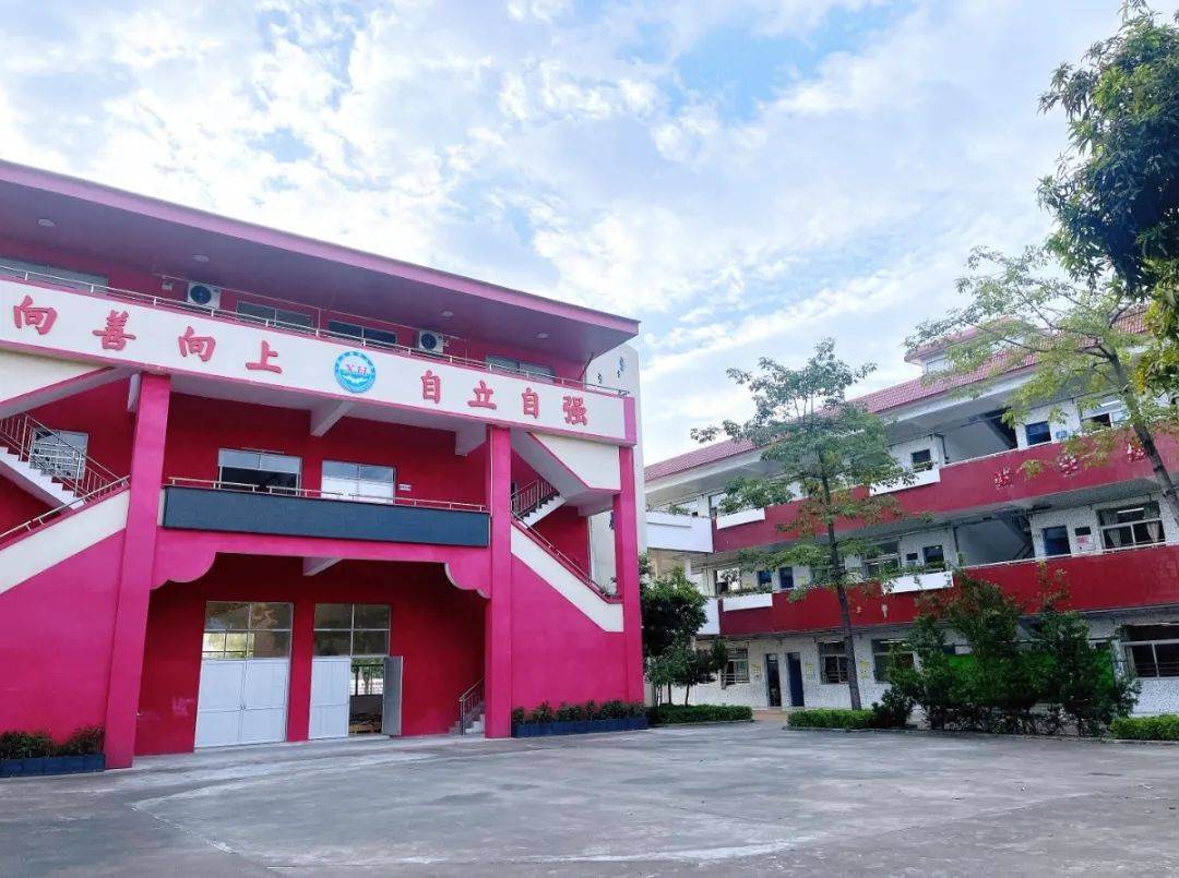 勒流西华小学伦教小学分校区校舍建于上世纪八九十年代,建筑陈旧.