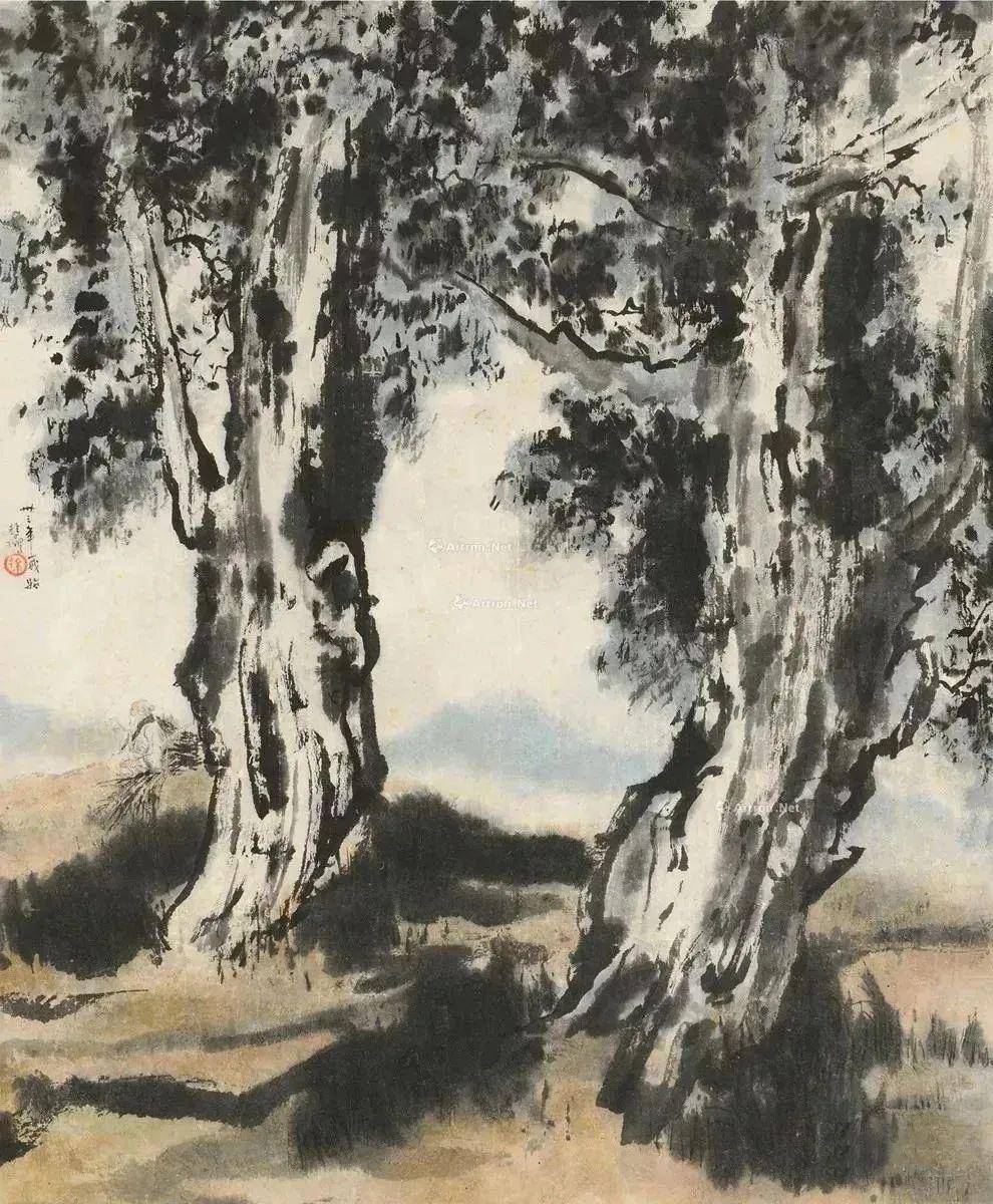 徐悲鸿的山水画,水墨淋漓,你一定没见过!