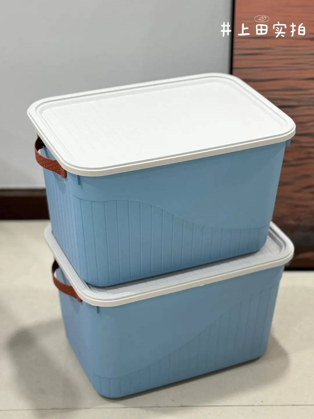 特大号4个带盖收纳盒,莫兰迪配色,收纳福音!