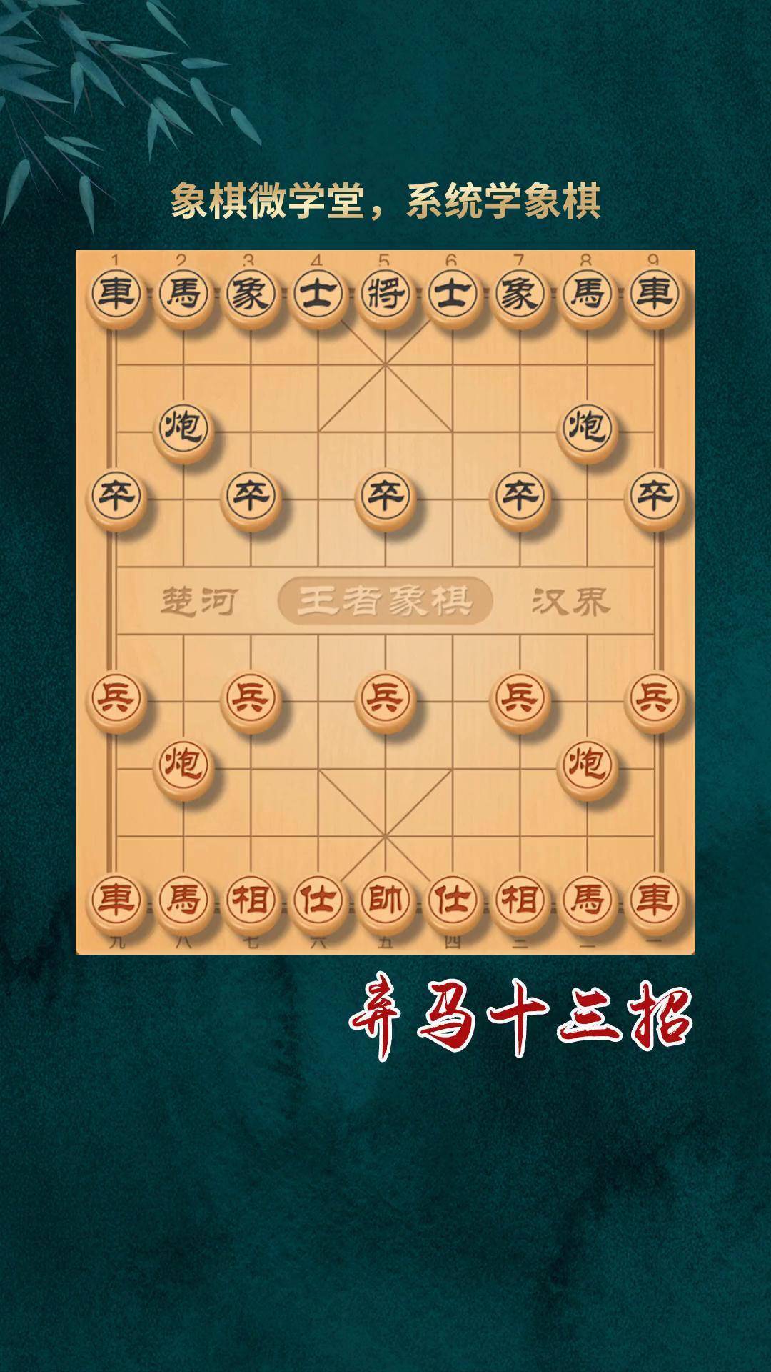 象棋套路弃马十三招图片