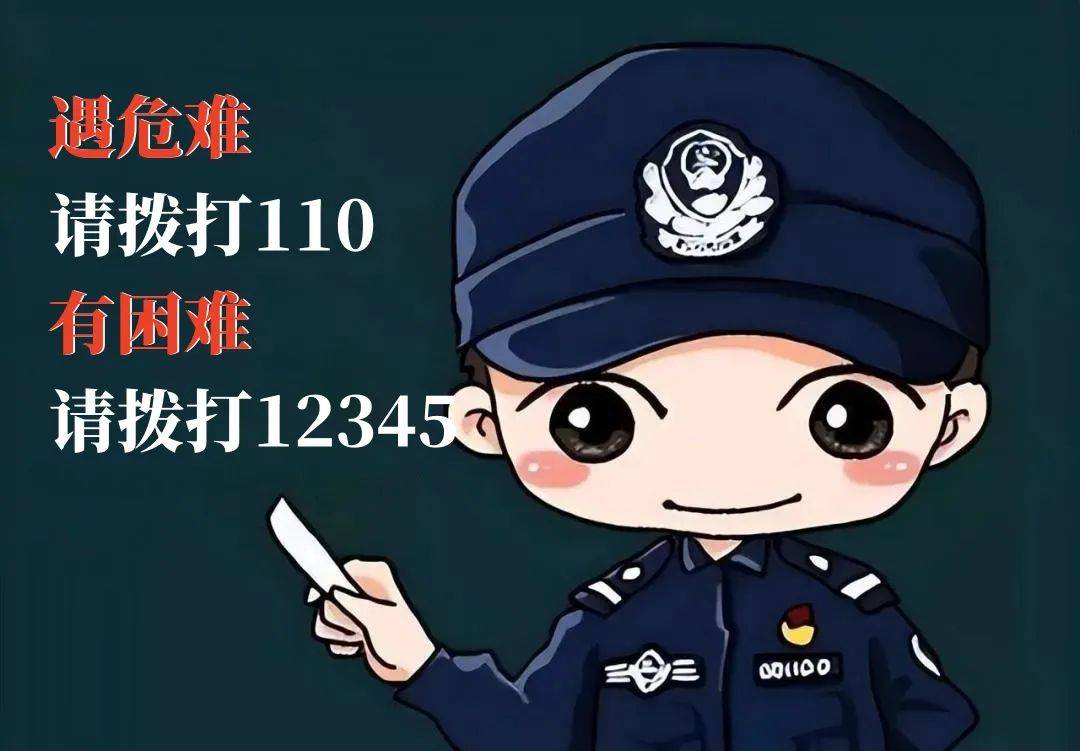 110卡通图片报警图片