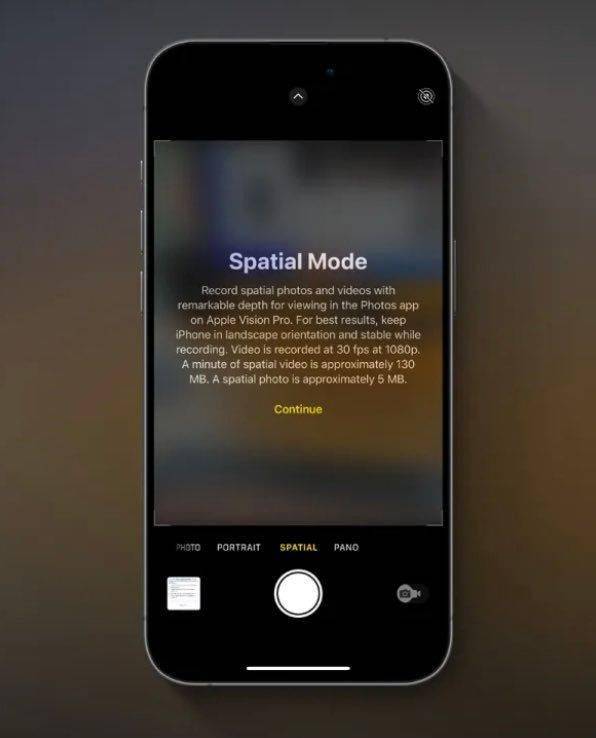 iPhone 15 Pro/Max 升级苹果iOS 18.1 Beta 4后支持拍摄空间照片