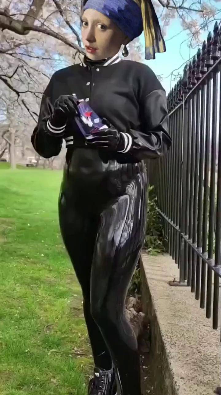 大长腿美女 完美身材 极品身材 翘臀美臀 美出高级感 胶衣