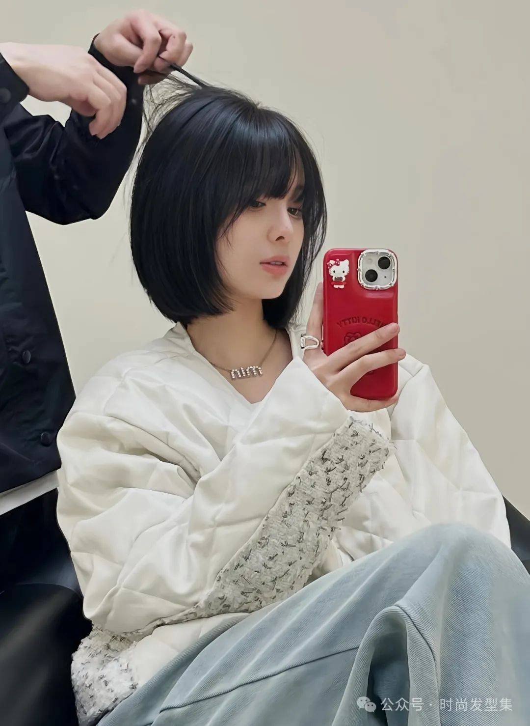 秋季吸晴学生头妹妹头38秒变18