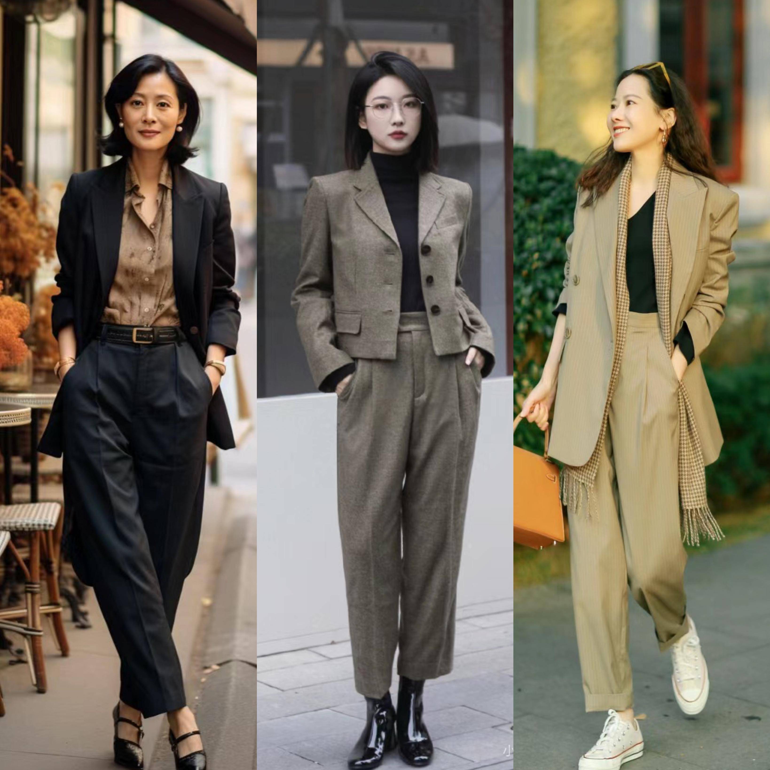 大龄女生穿西装,选对"鞋子"才时髦!