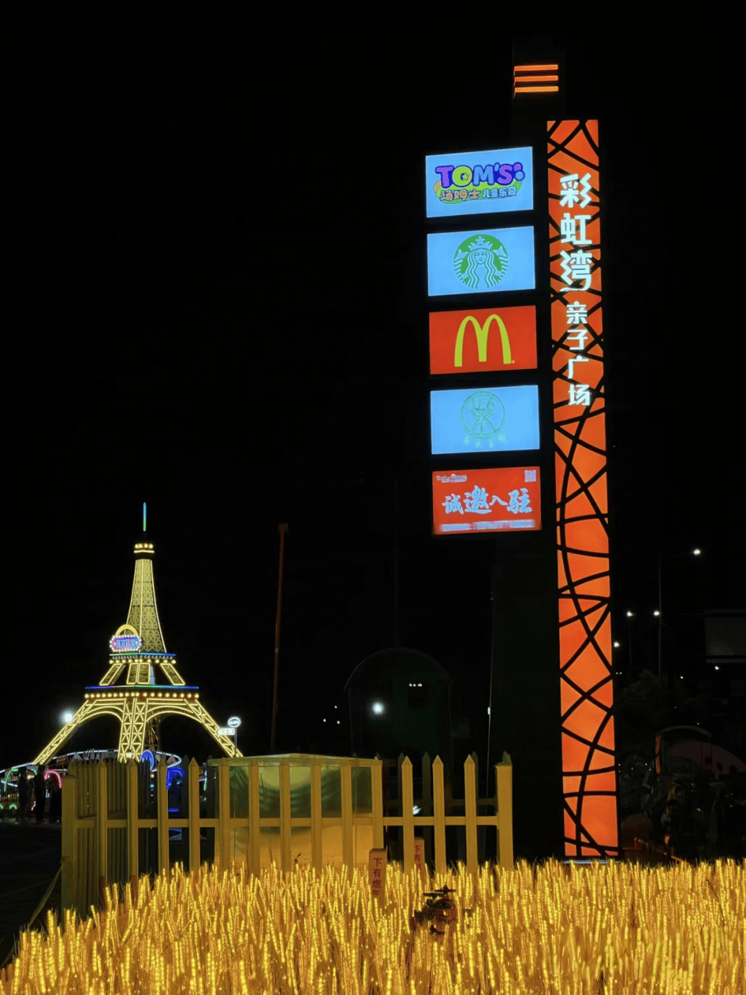 平阳网红打卡地夜景图片