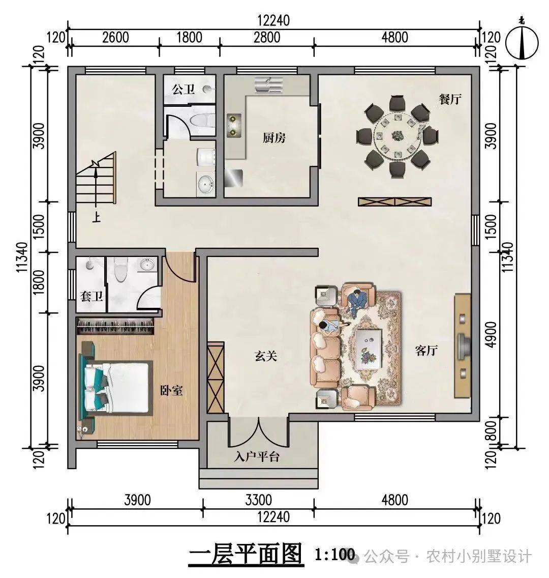 30平方自建房2层图纸图片