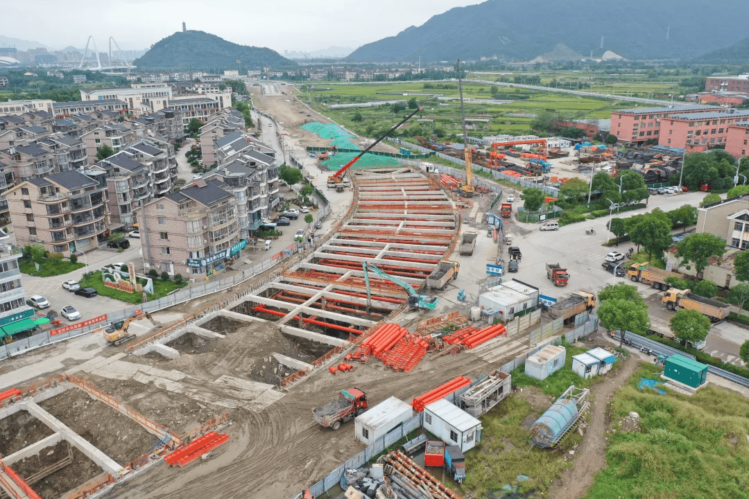 临海靖江南路高架图片